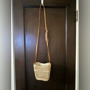 Noonday Straw Crossbody Purse